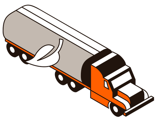 Icon of a bulk truck
